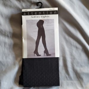 Sheer black tight